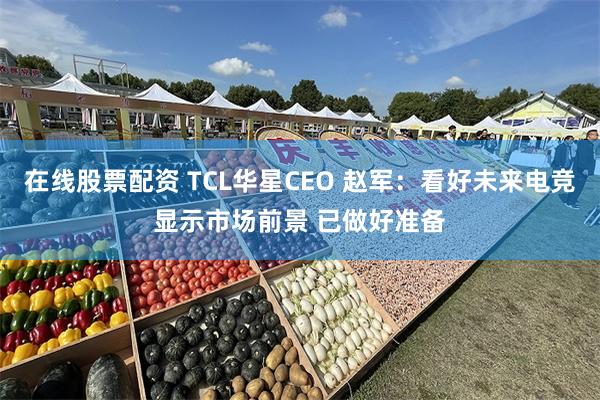 在线股票配资 TCL华星CEO 赵军：看好未来电竞显示市场前景 已做好准备